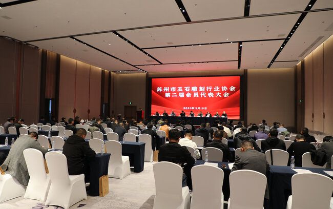 苏州市玉石雕刻行业协会召开二届一次会员代表大会(图2)